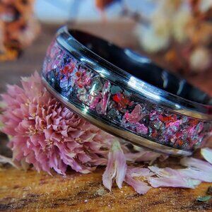 "Pink Riot" with Red Opal & Red Quartz